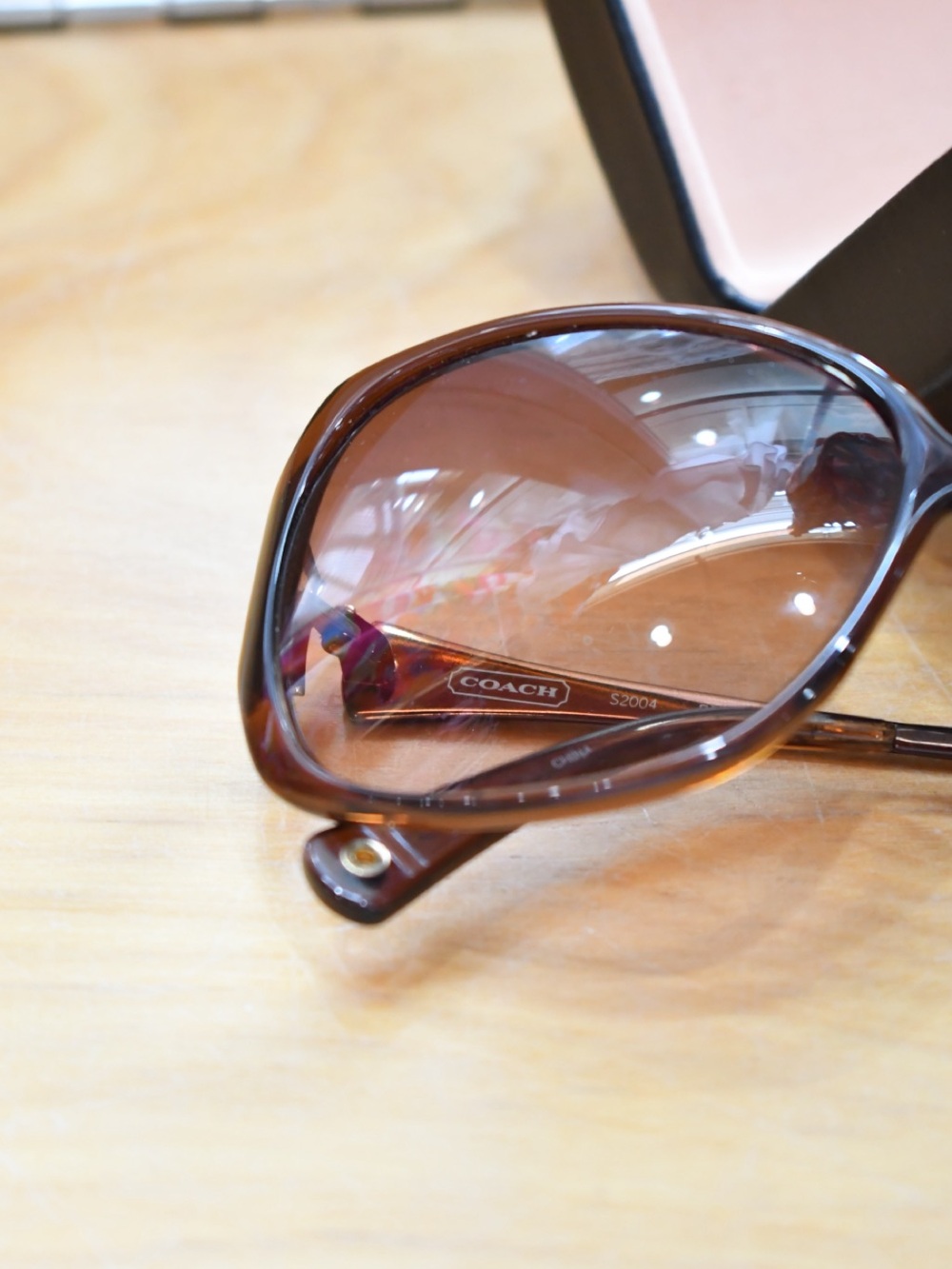 Coach Brown Oversized Women's Sunglasses - Picture 2 of 10